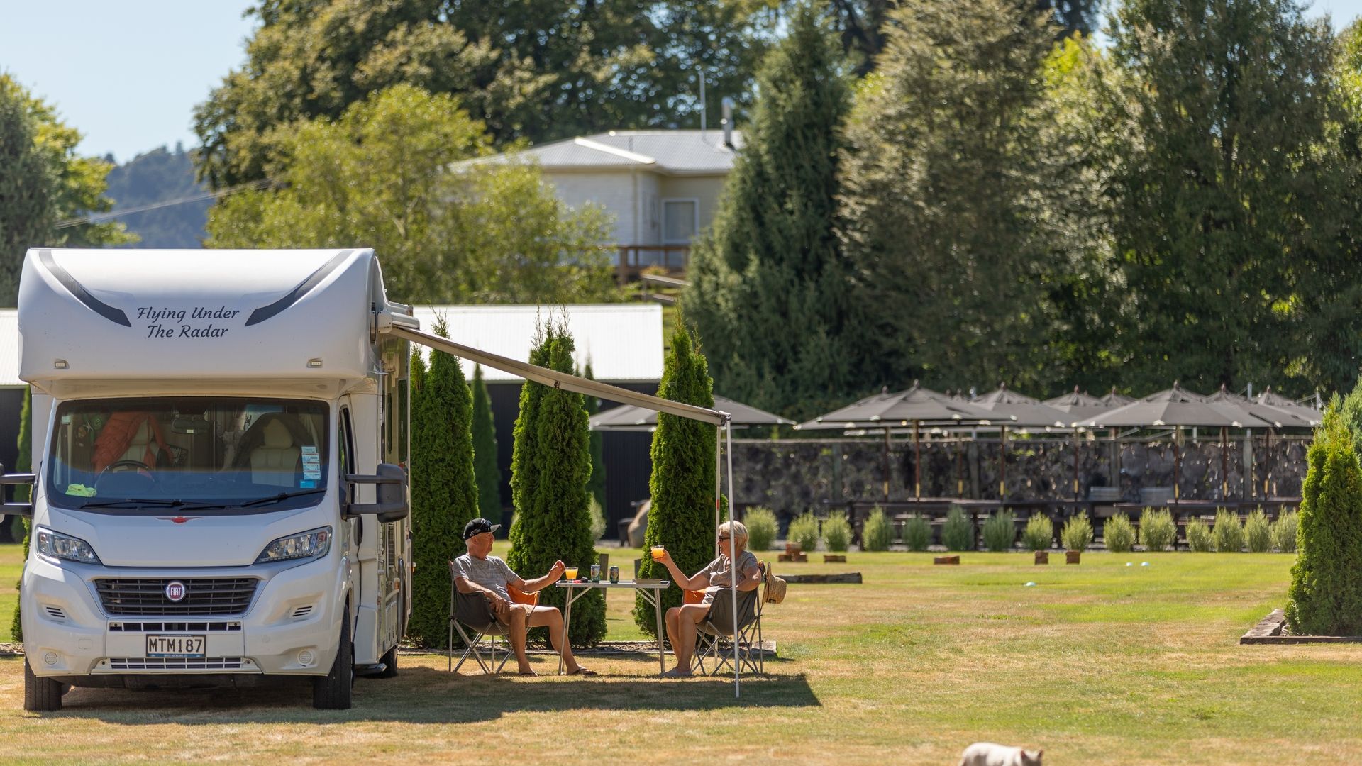 Campervans set up at Bradleys Garden, Taumarunui - Visit Ruapehu.jpg